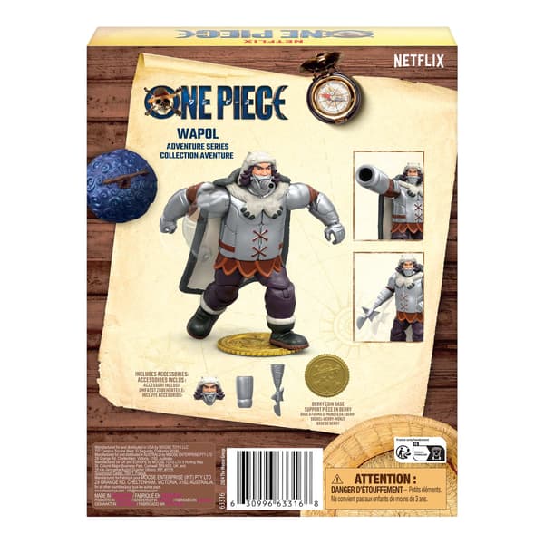 One Piece Actionfigur 15cm Wapol multifärg