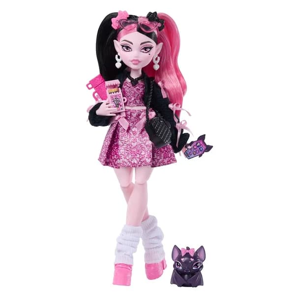 Monster High Docka Draculaura med tillbehör multifärg