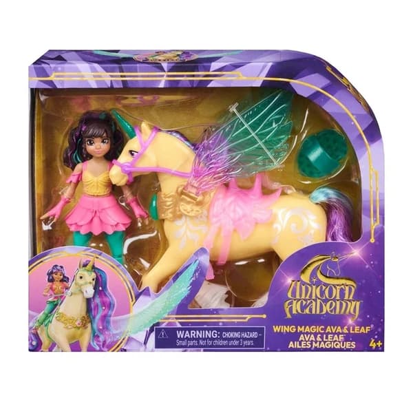 Unicorn Academy Wing Magic Ava & Leaf multifärg