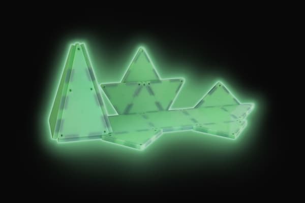 Magna-Tiles Glow med LED light 16 delar multifärg