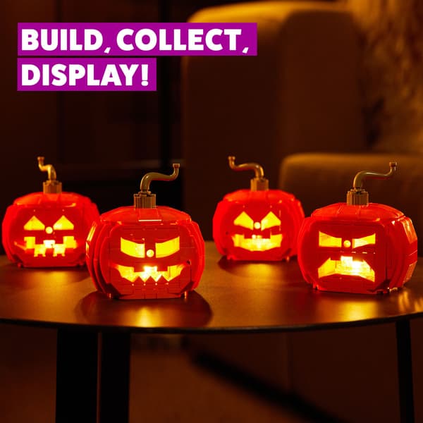 Max Premium Halloween LED Pumpa Listig B multifärg