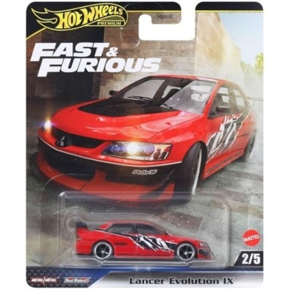 Hot Wheels Premium Fast & Furious 1:64 2/5 Lancer Evolution IX multifärg