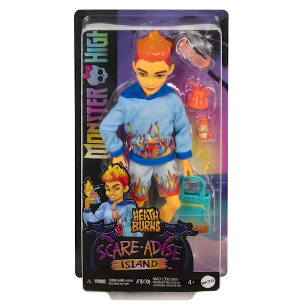 Monster High Scare-adise Island Heath Burns Docka multifärg