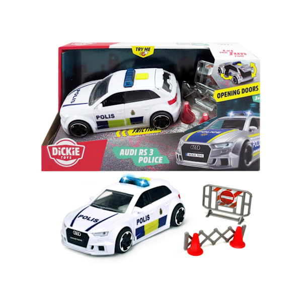 Dickie Toys Audi RS3 Polis SE multifärg