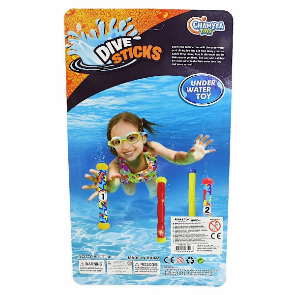 Dykpinnar 4-pack multifärg