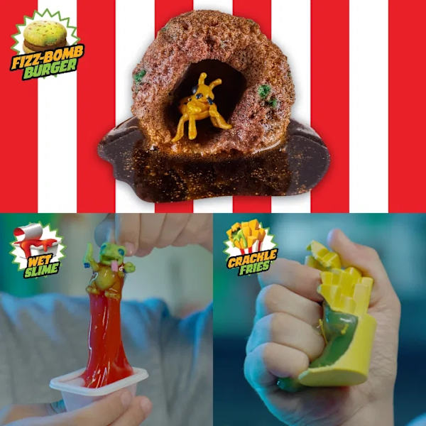 Terror Fried Ooze Burger multifärg