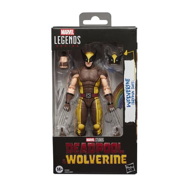 Marvel Legends Series Figur Wolverine (Brown Suit) multifärg