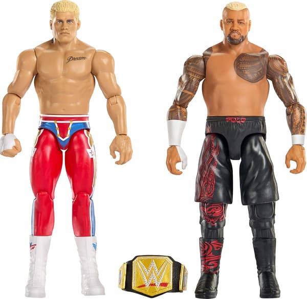 WWE Main Event Showdown 2-pack Cody Rhodes vs Solo Sikoa multifärg