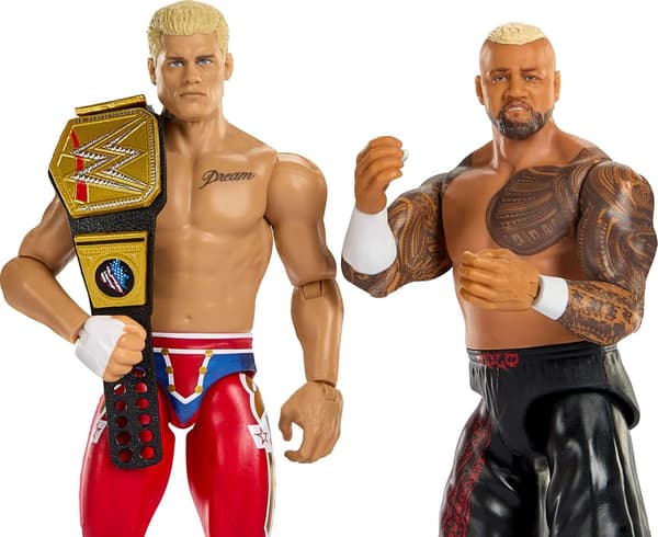 WWE Main Event Showdown 2-pack Cody Rhodes vs Solo Sikoa multifärg