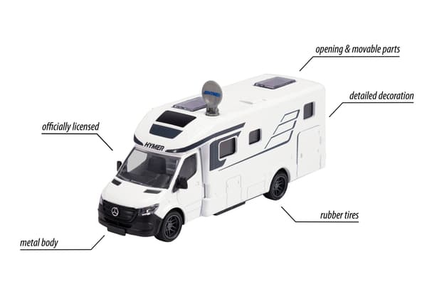 Majorette Hymer Husbil Metall multifärg