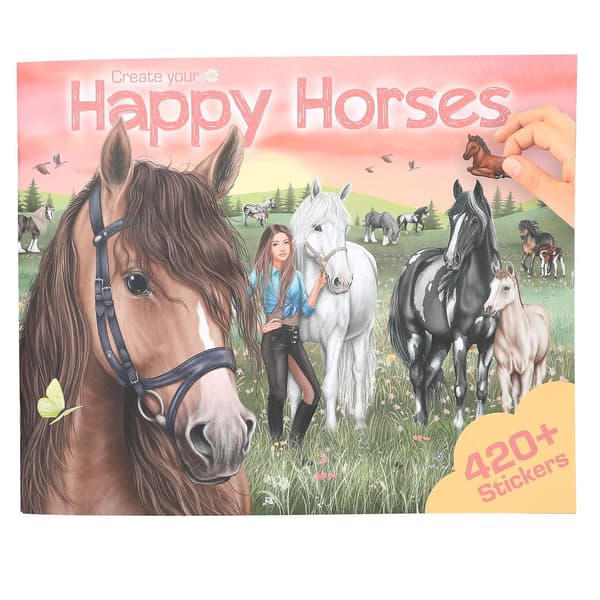 Create your Happy Horses Pysselbok multifärg