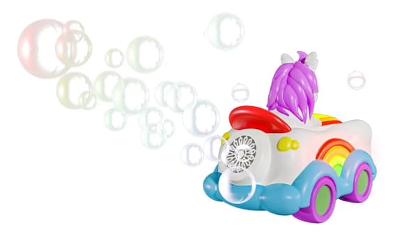 Syma Unicorn Bubble Car Radiostyrd Bil Vit