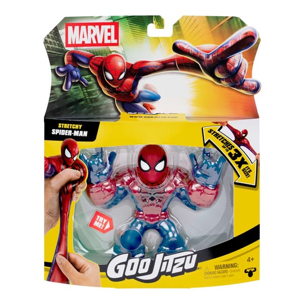 Goo Jit Zu Marvel Stretchy Spiderman multifärg