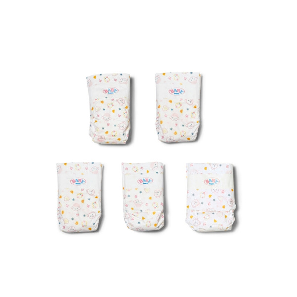 BABY Born Blöjor 5-pack multifärg