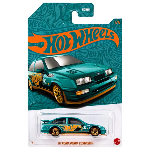 Hot Wheels 56th Anniversary 1/6 87 Ford Sierra Cosworth