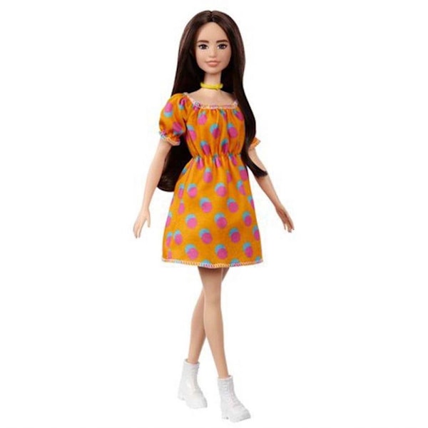 Barbie Fashionistas Docka Polka Dot Klänning 160 multifärg