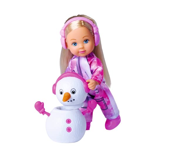 Evi Love Docka med snögubbe multifärg