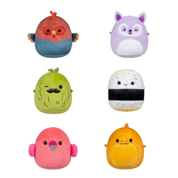 Squishmallows Micromallows 6-pack Mo & Friends multifärg