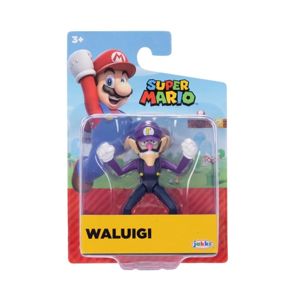 Super Mario Figur 5cm Waluigi multifärg
