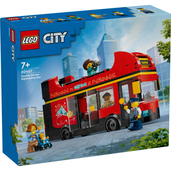 LEGO® City Röd dubbeldäckare för sightseeing 60407 multifärg