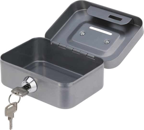 Kassaskrin Metall 11,5cm Grå