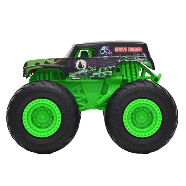 Monster Jam 1:24 med ljud & ljus Grave Digger multifärg