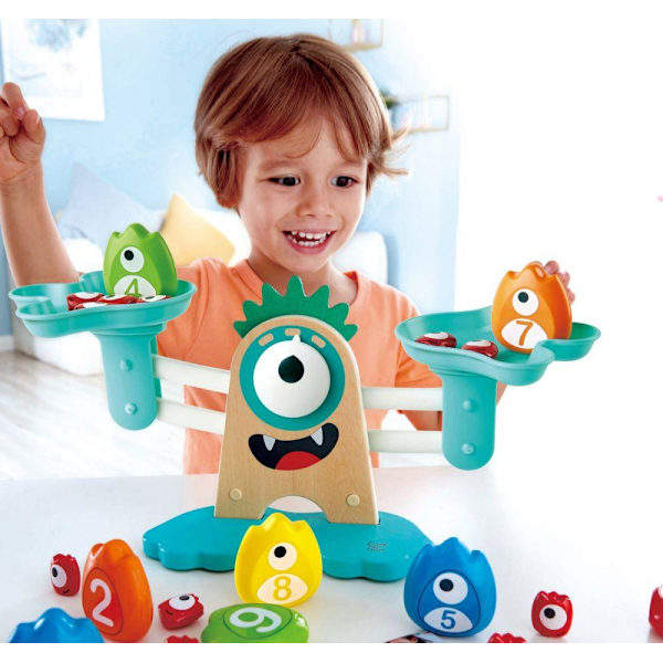 Hape Monster Math Scale Leksaksvåg multifärg