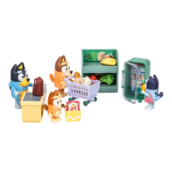 Bluey Family Shopping Trip multifärg