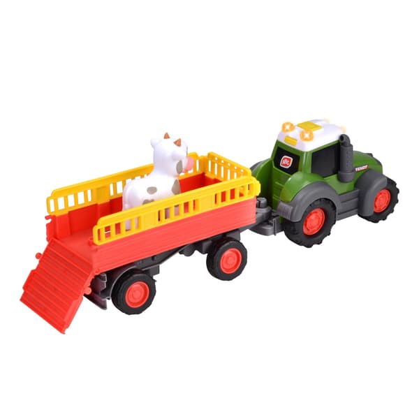 ABC Fendti Traktor med släp Ljud och ljus multifärg