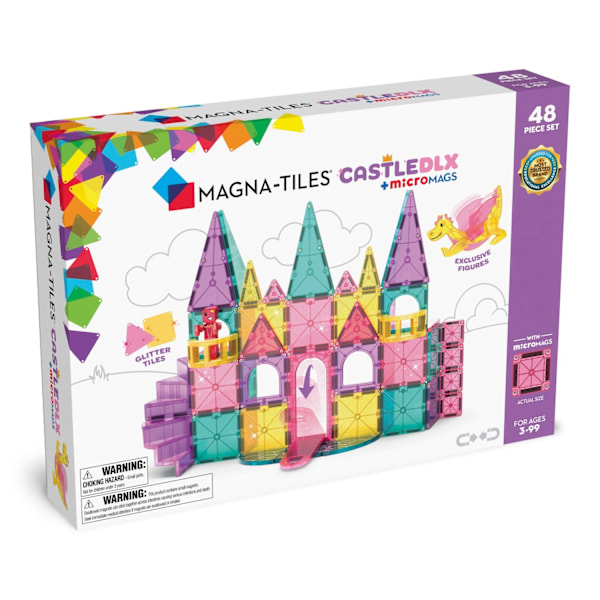 Magna-Tiles Slott Deluxe 48 delar multifärg