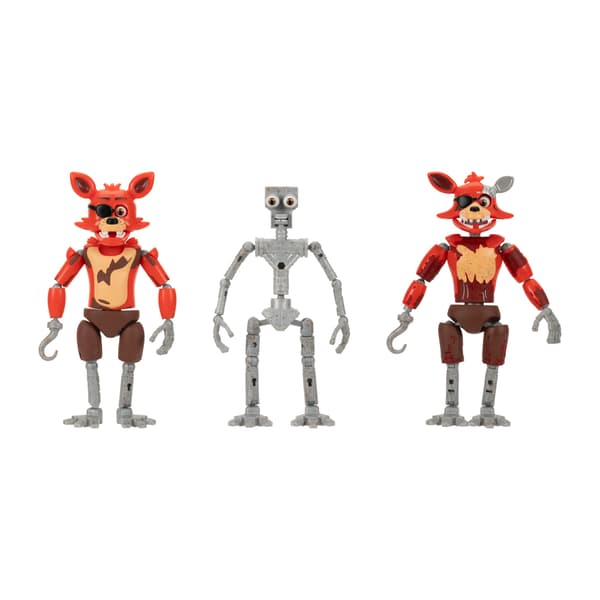 Five Nights at Freddys Endo Series Classic Foxy & Withered Foxy multifärg