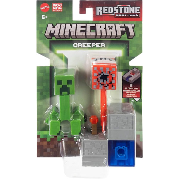 Minecraft Redstone Figur Creeper multifärg