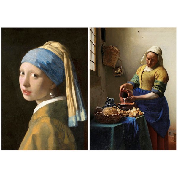 Educa Vermeer Pussel 2x1000 bitar multifärg