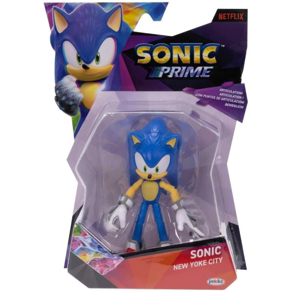 Sonic Prime Figur 5” Sonic New Yoke City multifärg