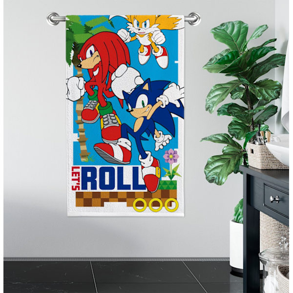 Sonic Handduk 70x140cm multifärg