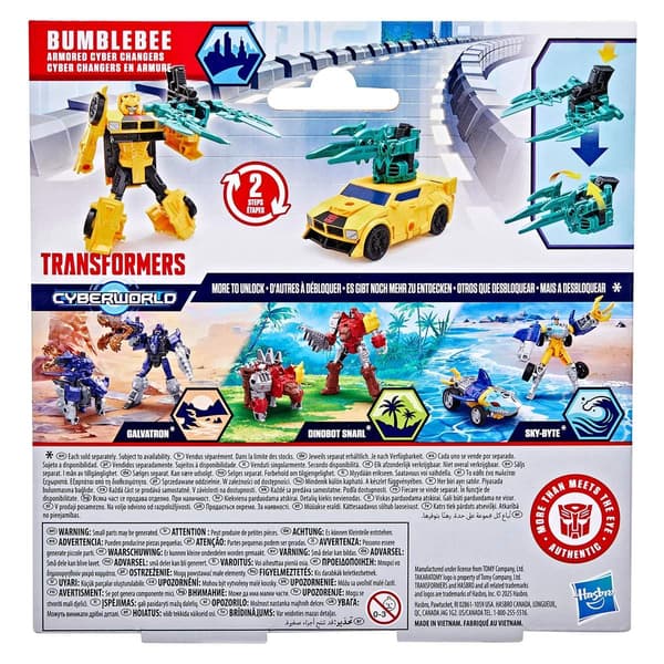 Transformers Cyberworld Armor Up Bumblebee multifärg