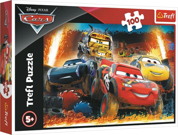 Trefl Disney Cars 3 Pussel 100 bitar 16358 multifärg