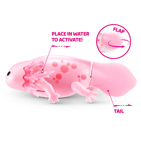 Zuru Pets Alive Swimming Axolots Rosa Rosa