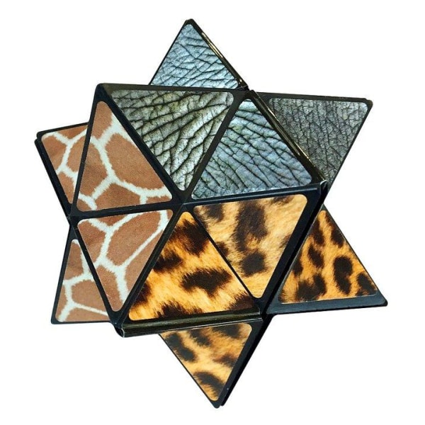 Starcube Wildlife Fidget Cube multifärg