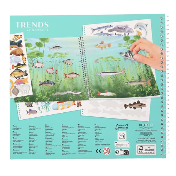 Create your Ocean Life med holografstickers MultiColor