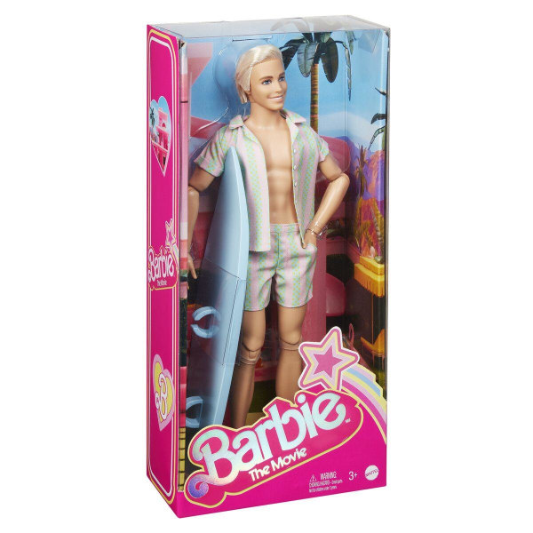 Barbie The Movie Collectible Doll Beachy Ken with Surfboard multifärg