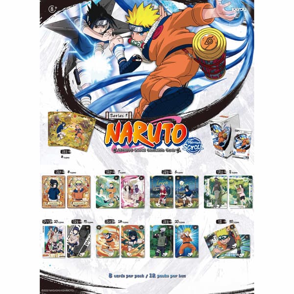 Naruto Smriti Heaven Scroll Samlarbilder multifärg