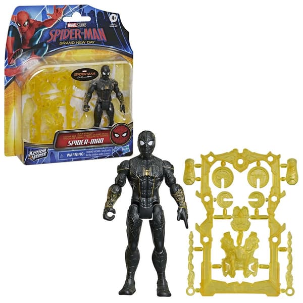 Marvel Spiderman BND ActionVerse Figur Spiderman (Black & Gold Suit) multifärg