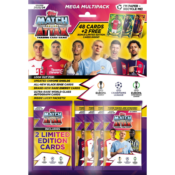 Match Attax Champions League 23/24 Mega Multipack multifärg