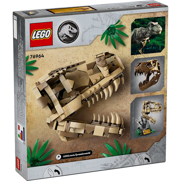 LEGO® Jurassic World Dinosauriefossiler: T. rex-skalle 76964