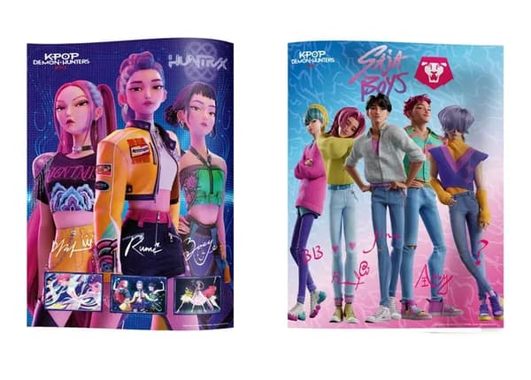 K-Pop Demon Hunters Sticker Album Starter Pack multifärg