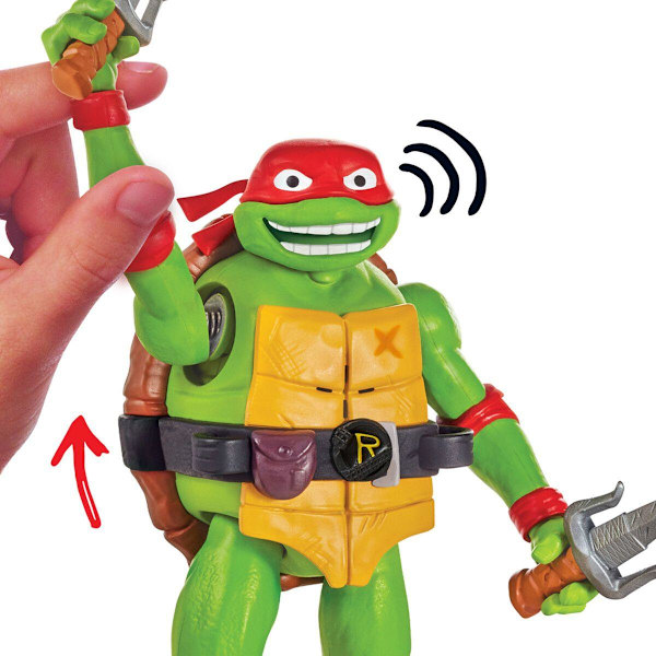 Turtles Mutant Mayhem Figur med ljud Raphael