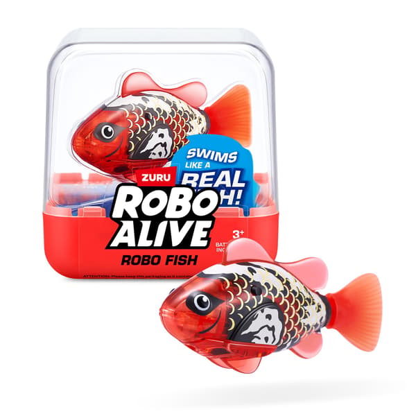 Zuru Robo Alive Robo Fish Röd Röd