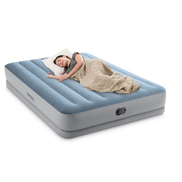 INTEX Dura-Beam Plus Comfort 2-p Luftmadrass med USB pump