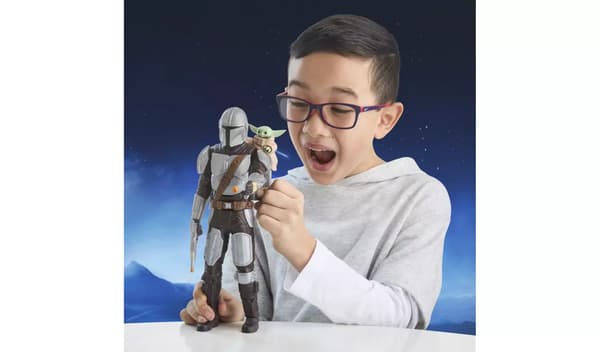 Star Wars Mandalorian & Grogu Figur med ljud multifärg